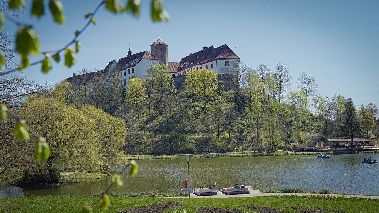 Bad Iburger Schloss über dem Charlottensee