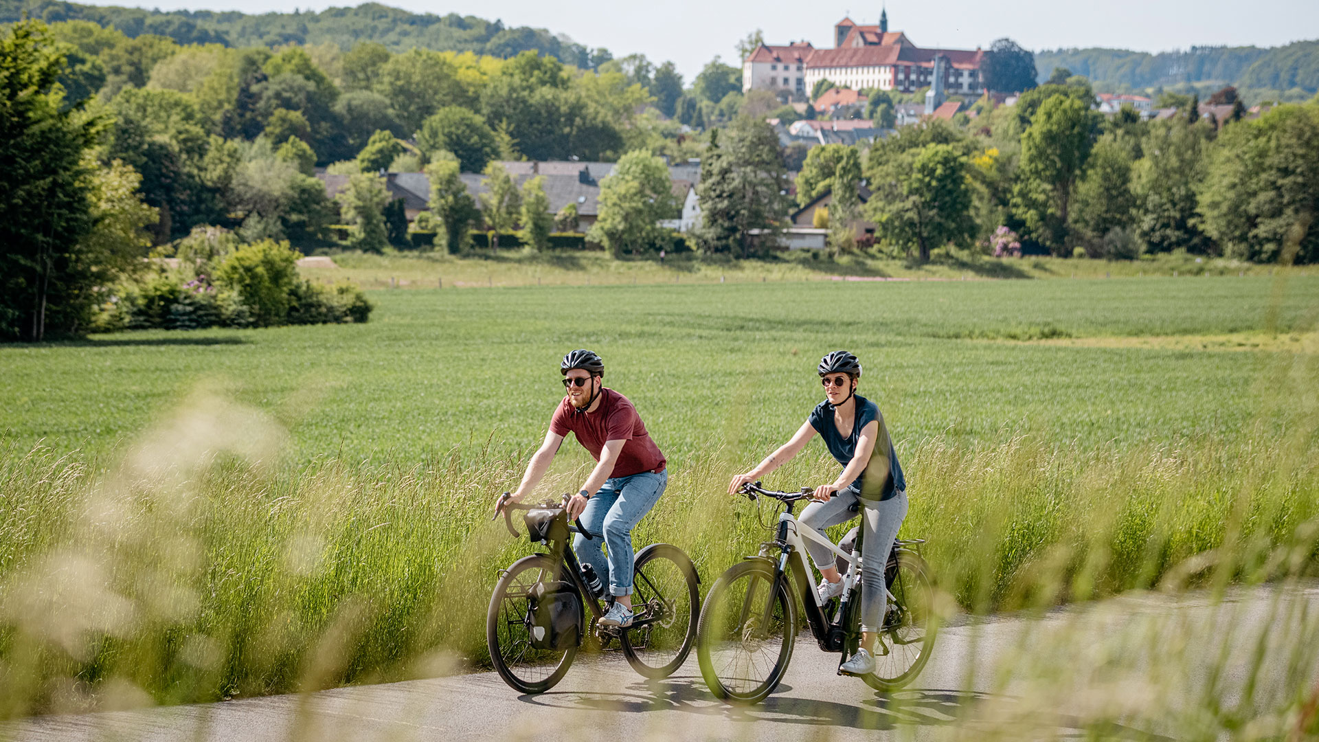 Radfahren auf der Grenzgänger Route