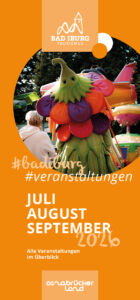 Titelbild Veranstaltungskalender Juli bis September